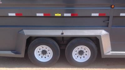 NORBERTS 7.5'X20' STG7520-27 GN STOCK TRAILER