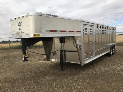 7x24 Wilson Ranch Hand With Front 4 Position Roller Gate 